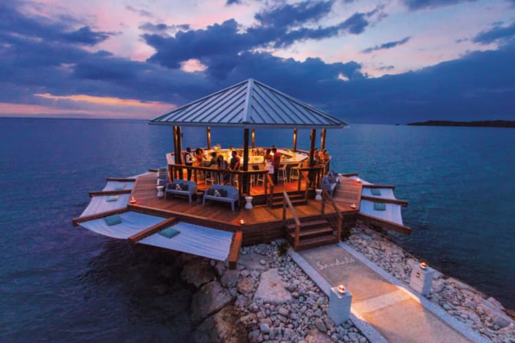 Over water hammock